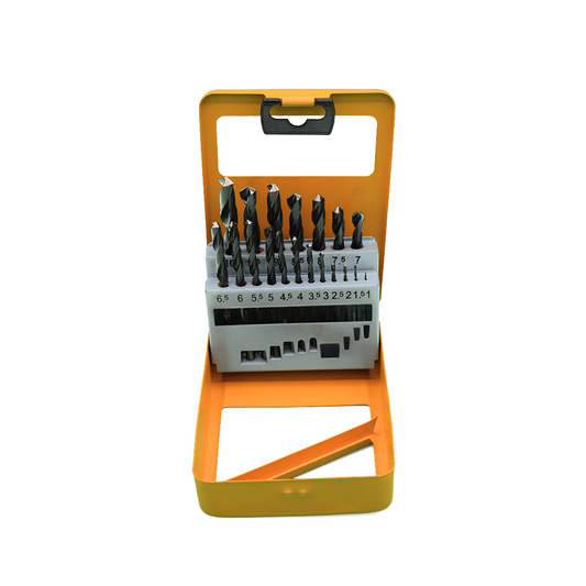 JUEGO 19 BROCAS PARA METAL – ALUMINIO