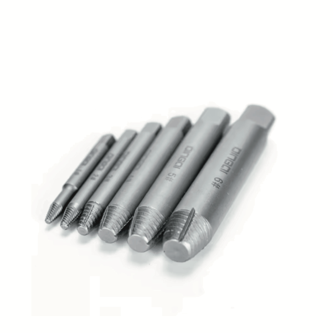 Extractor de Tornillos Dañados 6 piezas (1/8-3/4” | 3mm-20mm) – DINGQI