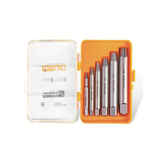 Extractor de Tornillos Dañados 6 piezas (1/8-3/4” | 3mm-20mm) – DINGQI
